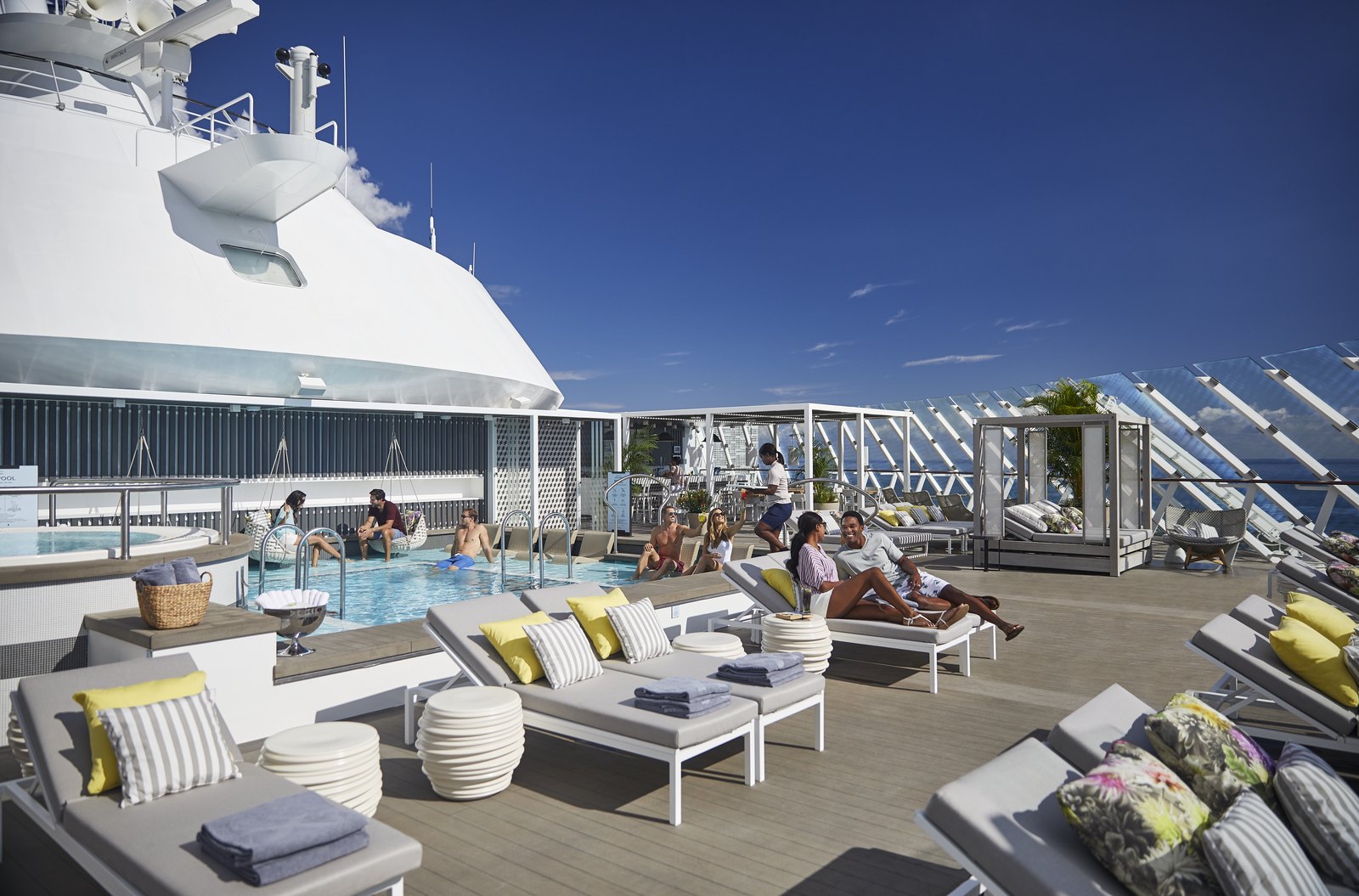 The Retreat Sundeck on a Celebrity Edge Series ship