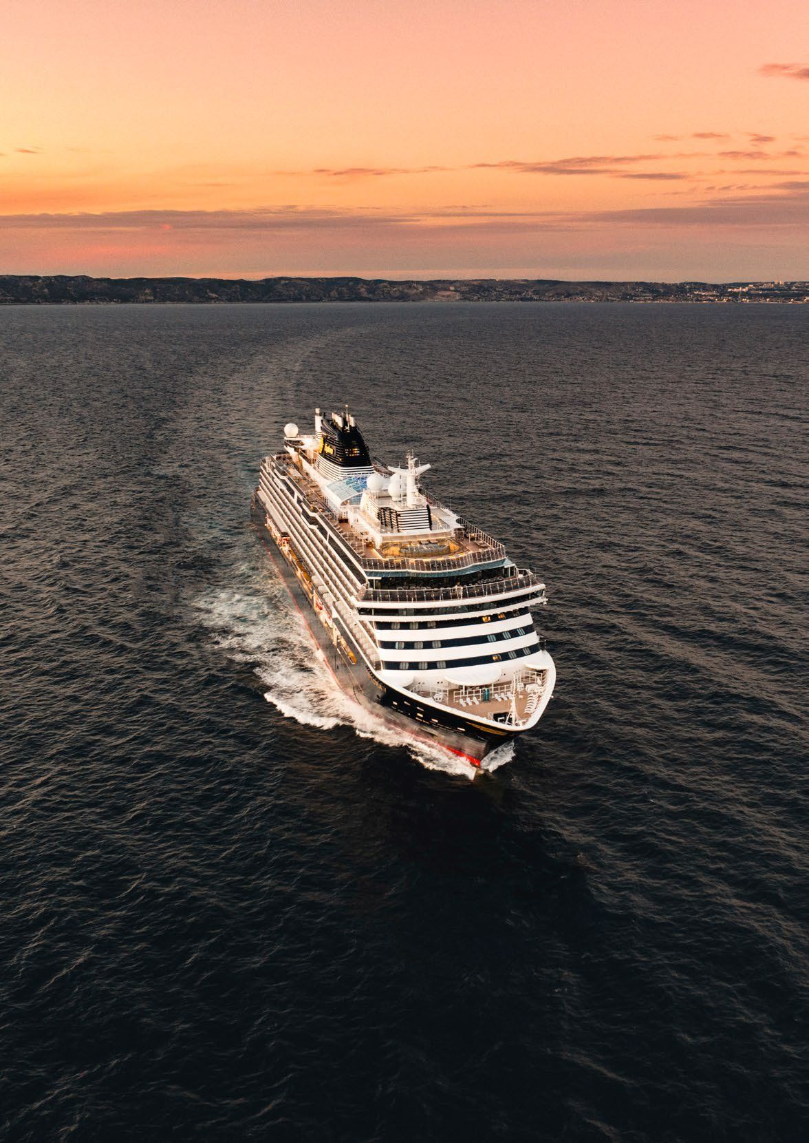 Explora I at sunset