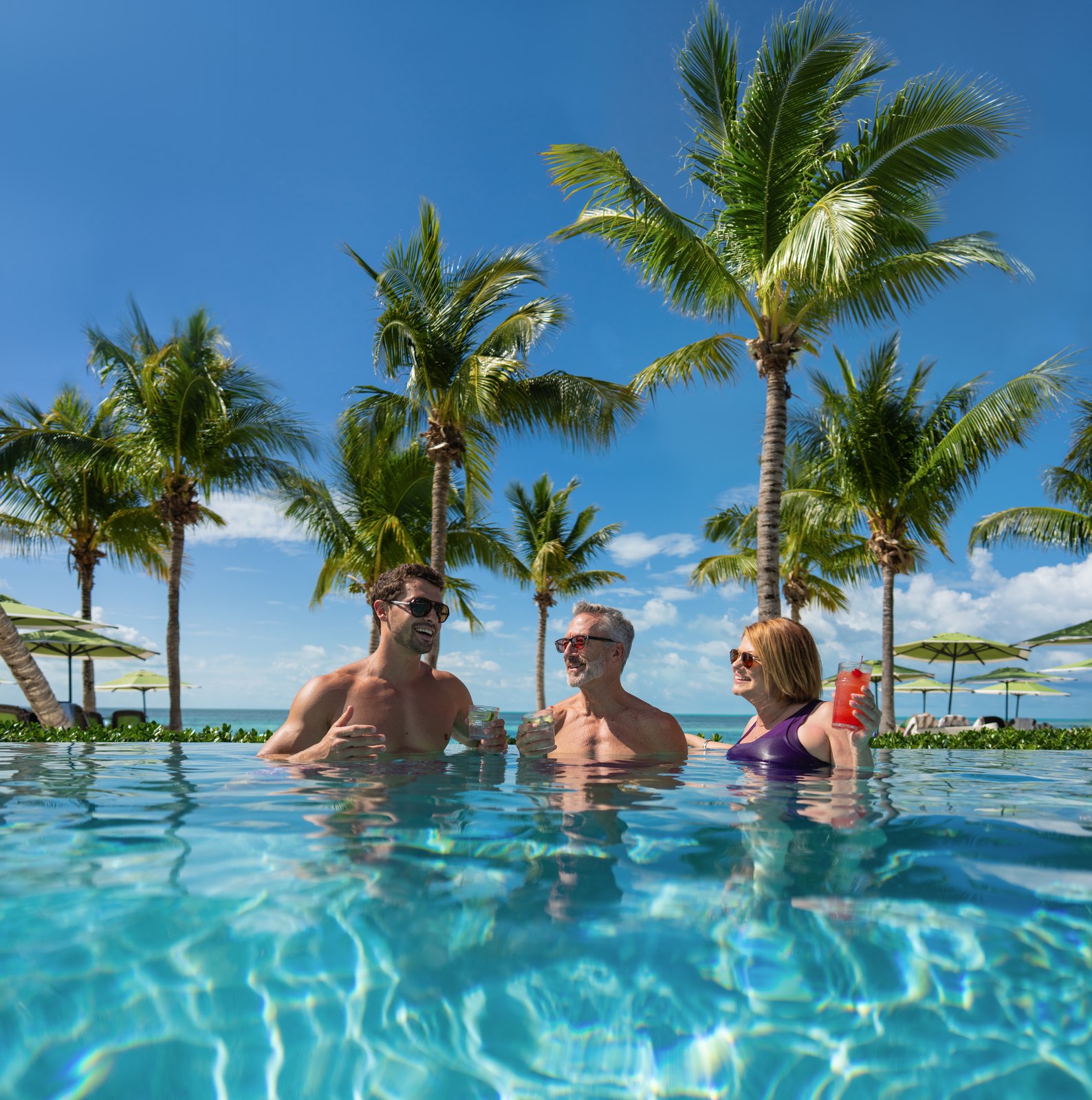 Infinity pool at Coco Beach Club, Perfect Day CocoCay