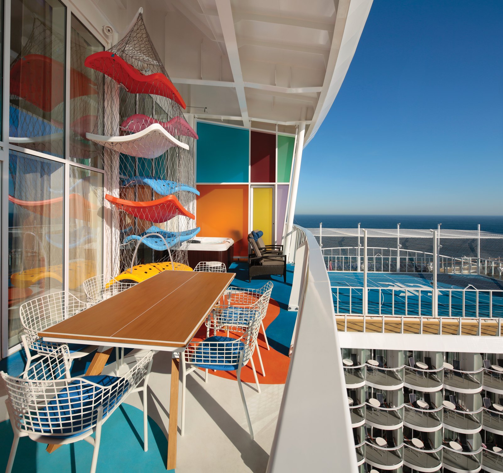 Ultimate Family Suite balcony on Symphony of the Seas